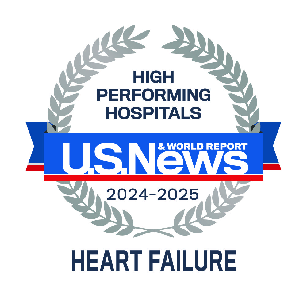 Heart Failure - 2024-2025 Best Performing Hospitals - U.S. News Emblem